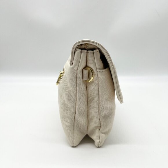 MINICAT Cream Faux Leather Multipocket Crossbody - Picture 4 of 12